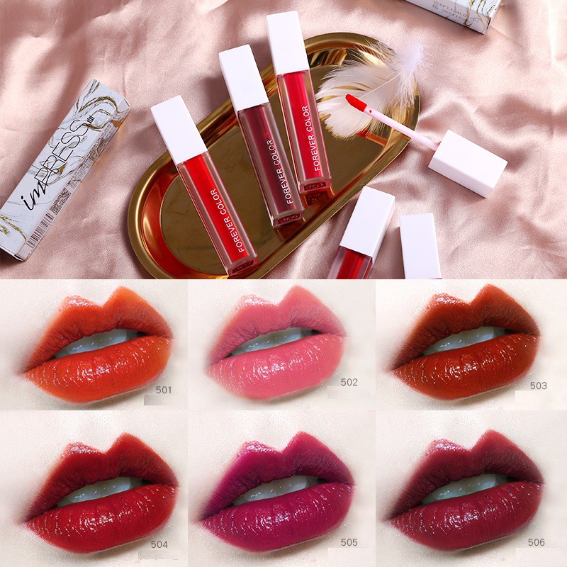 Son kem nhung bền màu Gloss Impression Lip Glaze D-215 Hot Trend -W177-A01T1