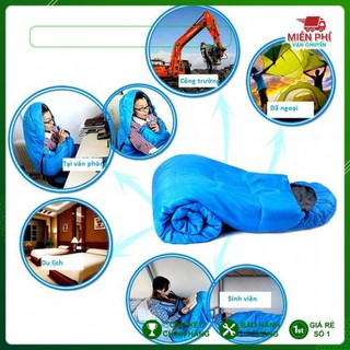 [Đơn 50K FreeShip] COMBO 4 MÓN TÚI NGỦ VĂN PHÒNG, DU LỊCH SIÊU TIỆN LỢI | Gối Hơi - Bịt Tai, Mắt - Túi Ngủ - C510