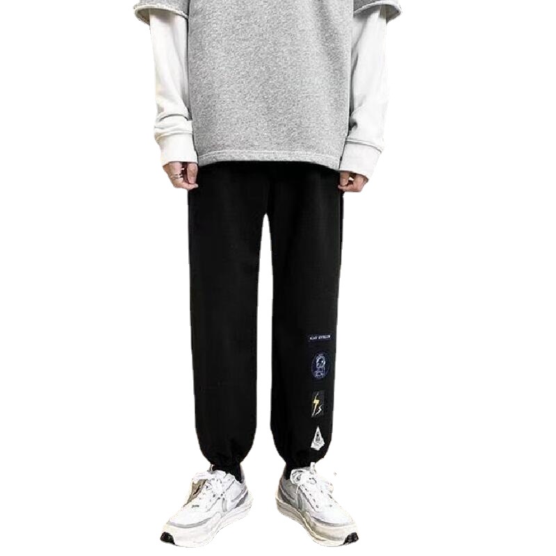 Quần thể thao ống rộng thoải mái thời trang Hàn Quốc cho nam size M-5XL