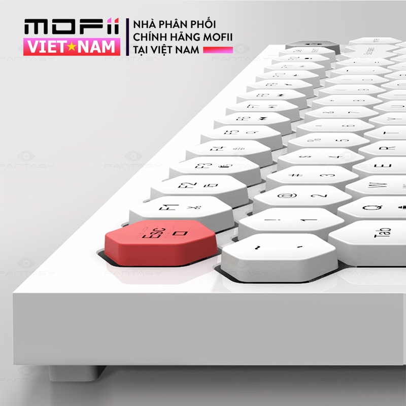 Bàn Phím Bluetooth không dây MOFII PHOENIX Chính hãng Giả Cơ tương thích Win, MacOS, iPad, Điện thoại, Tivi