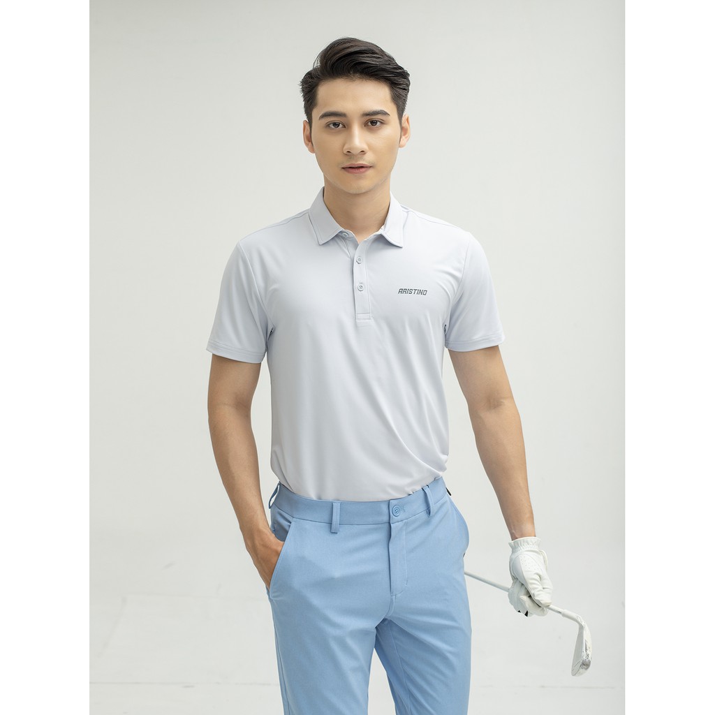 Áo polo nam ARISTINO dáng Golf fit thể thao khỏe khoắn, có khả năng chống nắng, bảo vệ da - APSG16S1