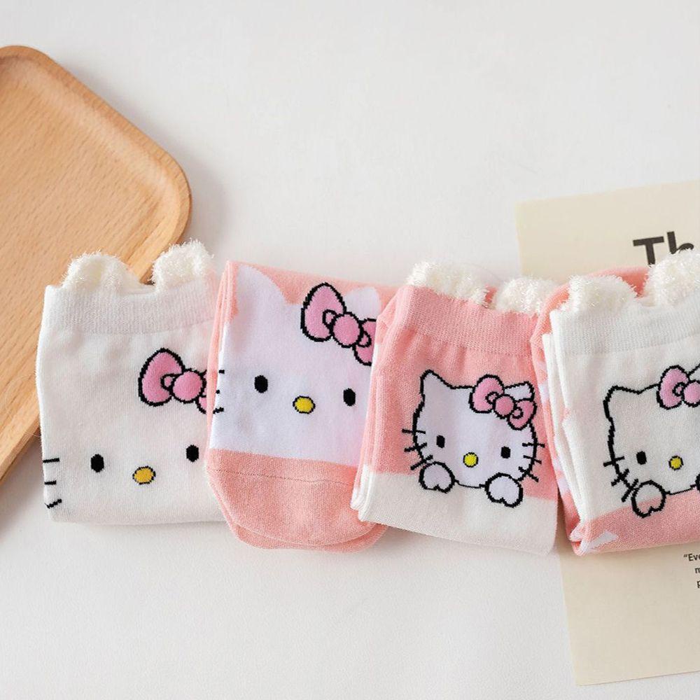 Vớ Cổ Ngắn In Họa Tiết Hoạt Hình Dễ Thương Phong Cách Hàn Quốc Thời Trang Thu Đông Cho Nữ VANES1