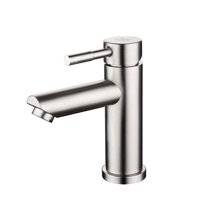 Vòi nước ❤️FREESHIP❤️ Vòi nóng lạnh chậu rửa mặt bằng inox SUS304 tặng kèm 2 ống dẫn inox vòi lavabo