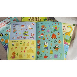 [Mã BMLTA35 giảm đến 35K đơn 99K] Sách - Combo  Bóc Dán Thông Minh (6 cuốn)