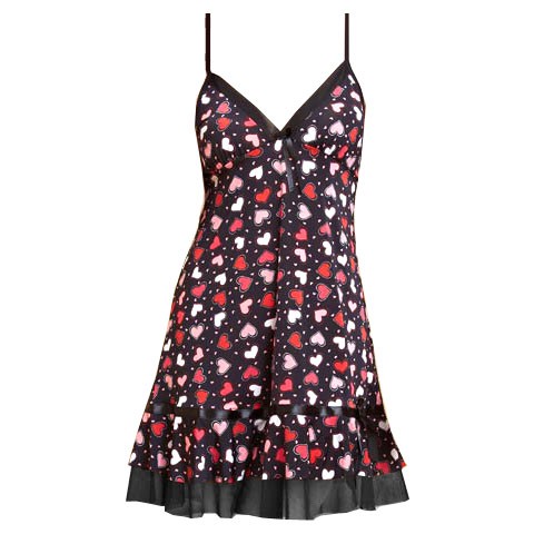 Váy ngủ hai dây thun lụa lạnh 🔥SIÊU SALE🔥 tim nhí đen sexy gợi cảm giá rẻ đồ ngủ bầu cao cấp bigsize tới 62kg | BigBuy360 - bigbuy360.vn