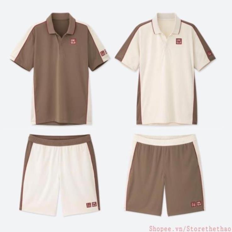 Bộ Quần Áo Thể Thao Nam Uniqlo Tennis Federer Doha Open Xịn ~  ⚡