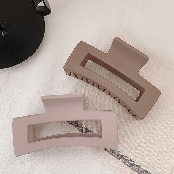 Kẹp Tóc Càng Cua Hình Vuông Màu Sắc Ngọt Ngào Phong Cách Hàn Quốc