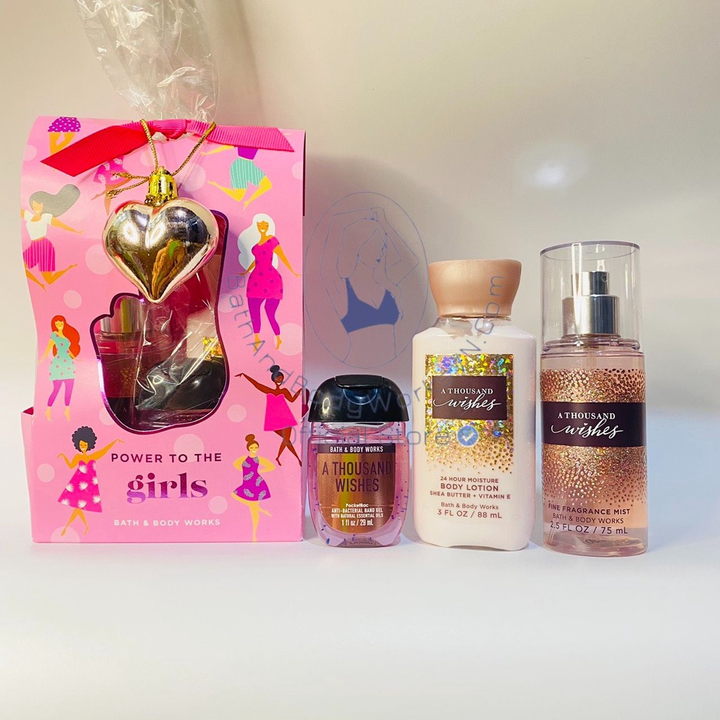 ( Combo có túi quà giá hời) Gift Set bộ quà tặng Bath And Body Works Travel Size, phù hợp để làm quà sinh nhật