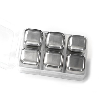 [FREESHIP] ĐÁ LẠNH INOX KHÔNG TAN ( HỘP 6 VIÊN, 8 VIÊN )