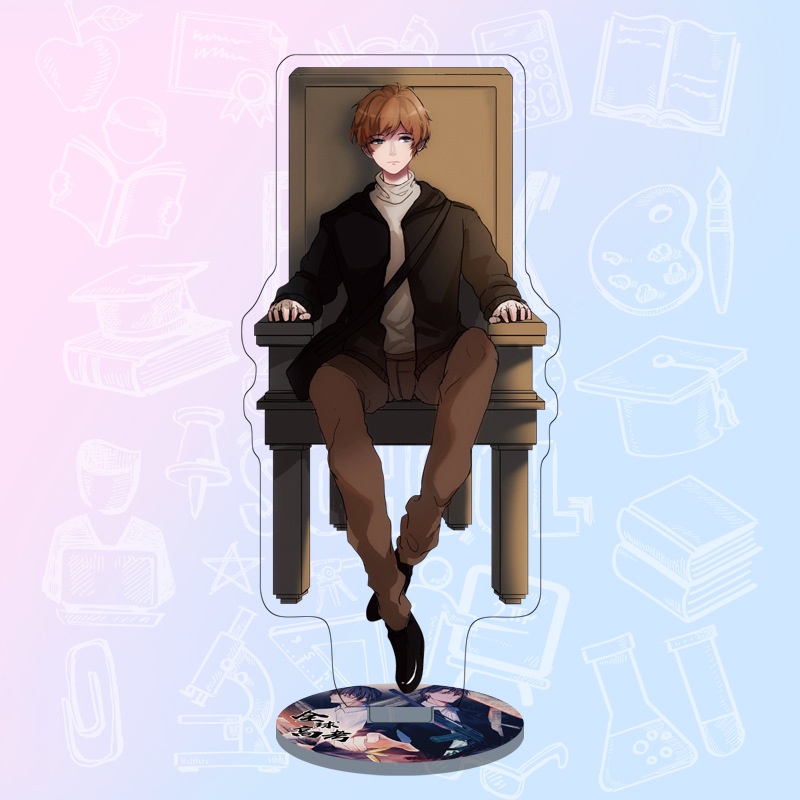 (nhiều mẫu) Mô hình standee Toàn cầu cao khảo mica acrylic anime chibi tượng trưng bày