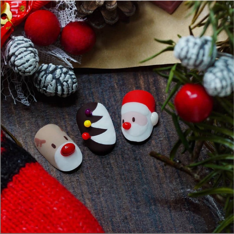 [Hàng mới về] Miếng dán trang trí móng tay chủ đề giáng sinh
