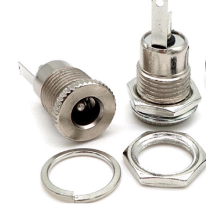 Jack nguồn DC 5.5×2.1 Cái Jack DC cái tròn DC-099