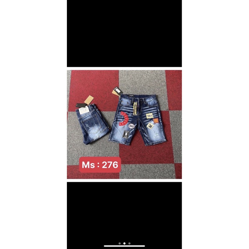quần jeans short nam kèm video hình thật