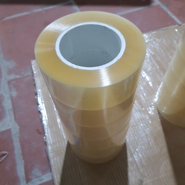 Băng dính 0.5 kg đóng hàng - Bắng keo gói hàng  - HÀNG CHẤT LƯỢNG