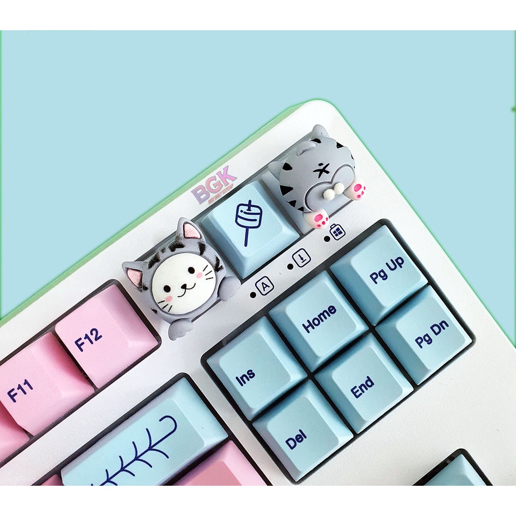 Keycap lẻ thú cưng dễ thương mặt và mông đáng yêu