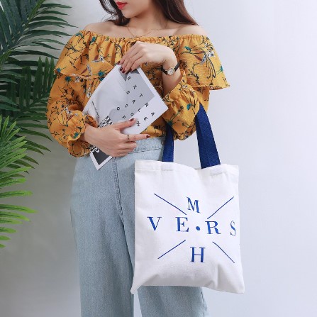 Túi Tote Vải Canvas Siêu Dễ Thương