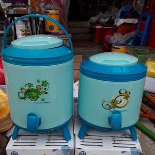 Bình giữ nhiệt,thùng đá giữ nhiệt có vòi và quai xách Việt Nhật 6L 8L 10L