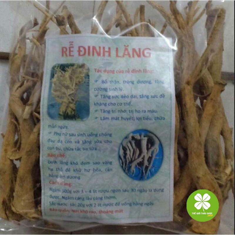 Rễ đinh lăng khô (gói 1kg) - TD049