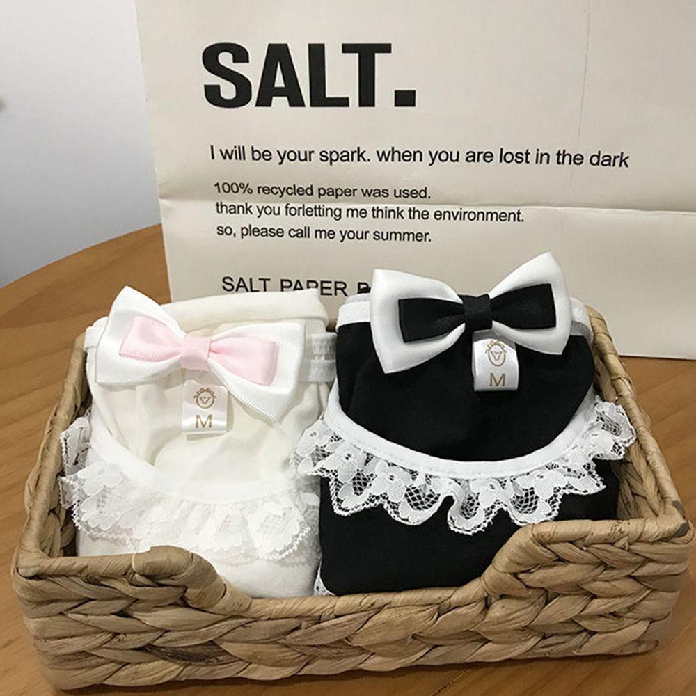 AROMA Quần Lót Cotton Thoáng Khí Phối Ren Phong Cách Lolita Nhật Bản