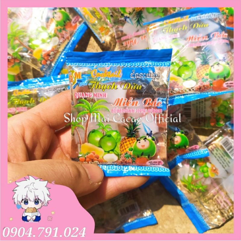 Thạch dừa Miền Bắc 1 bịch 20 gói