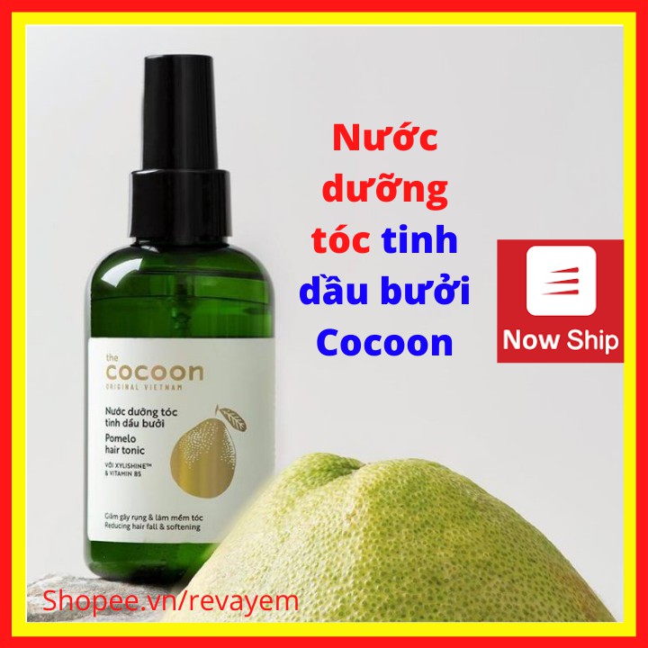 Nước dưỡng tóc tinh dầu bưởi (pomelo hair tonic) Cocoon 140ml