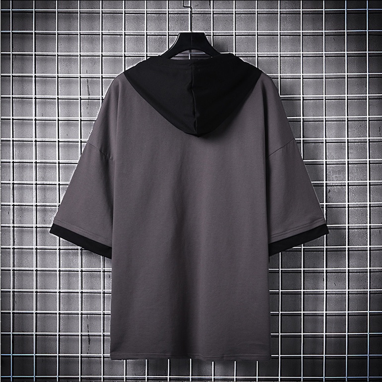 Áo Hoodie Thun Cotton Nam Nữ Unisex Mùa Hè Có Mũ Tay Lỡ In Chữ SAILS GARMENTS Zenkonu TOP NAM 204