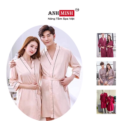 Áo choàng ngủ Anh Minh chất lụa cao cấp