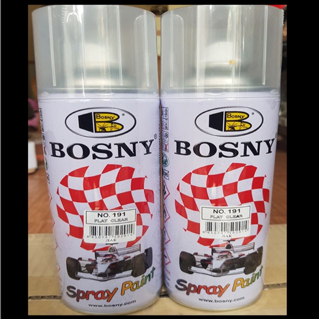 Sơn xịt bóng mờ, bóng trong Bosny 191/190 (Bonsy Spray)