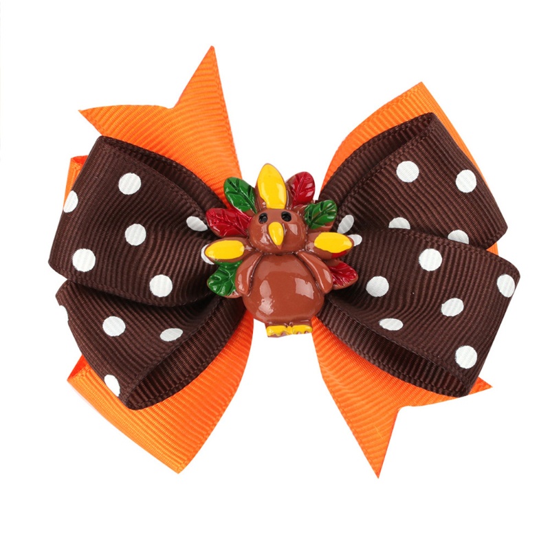 Set 3 Kẹp Tóc Hình Nơ Thổ Nhĩ Kỳ Dễ Thương