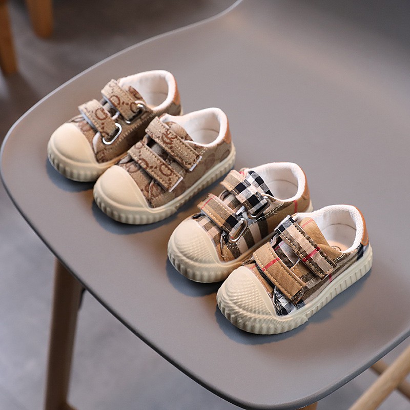 Giày Tập Đi Đế Mềm Chống Trơn Trượt, Quai Dán Tiện Lợi Thoải Mái Cho Bé - Hàng Quảng Châu Cao Cấp (2130)