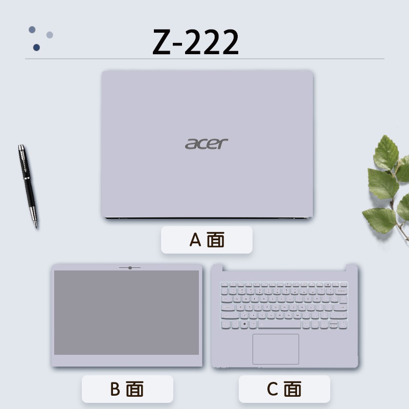 Set 3 Miếng Dán Bảo Vệ Laptop ACER ASPIRE 3 ASPIRE 5 A514 A514-53 A514-54 FUN 2022 S40-54 S40-53