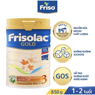 sữa bột Frisolac gold 3 850g