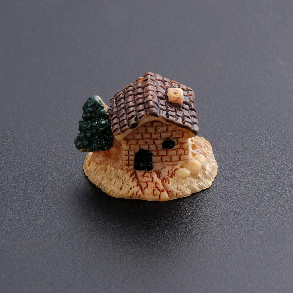 Set 5 Mô Hình Ngôi Nhà Mini Trang Trí Tiểu Cảnh DIY