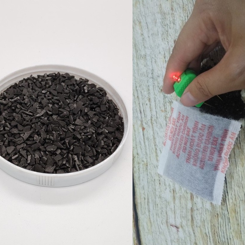 Túi Than Gáo Dừa 100% Hoạt Tính Khử Mùi Xe Hơi Sau 1 Đêm
