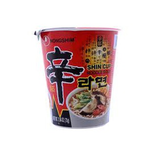 Combo 5 Mì Cốc Shin Cup NongShim Hàn Quốc 65g