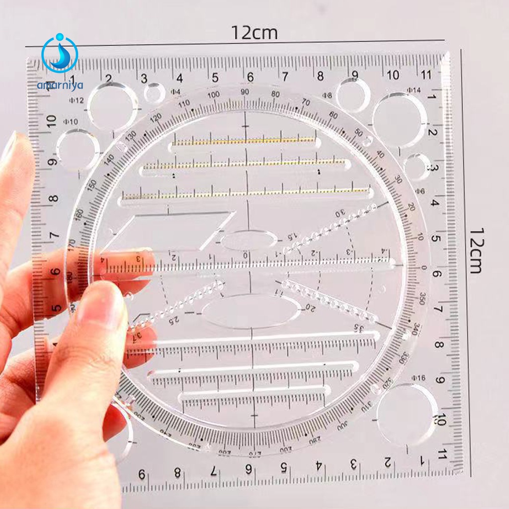 Hàng Có Sẵn Hàng| Thước Đo Góc Rộng Chính Xác Bằng Nhựa Chuyên Dụng