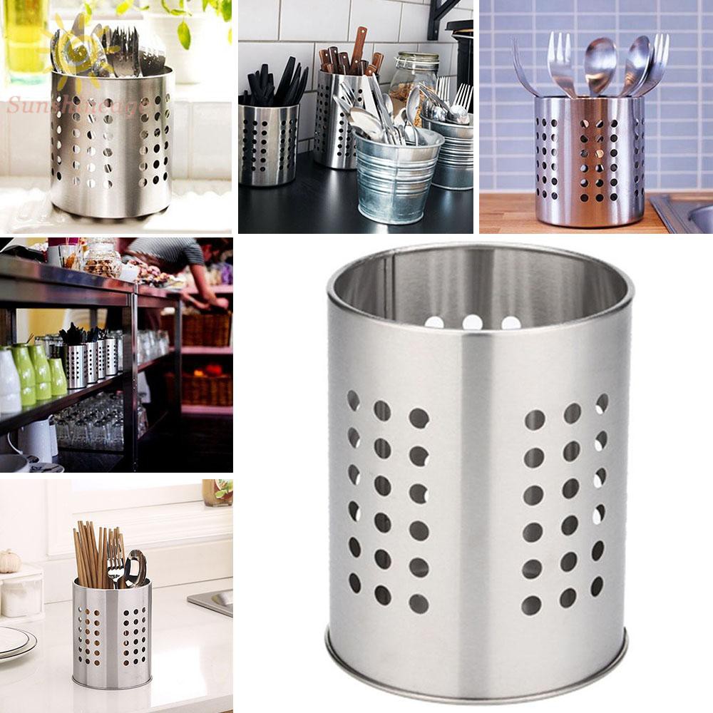 Hộp Đựng Dụng Cụ Nhà Bếp Đa Năng Bằng Thép Không Gỉ