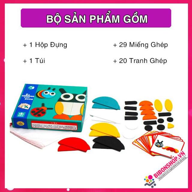 GIÁ ƯU ĐÃI| Đồ chơi  Ghép hình khối Fun Board Montessori phát triển tư duy