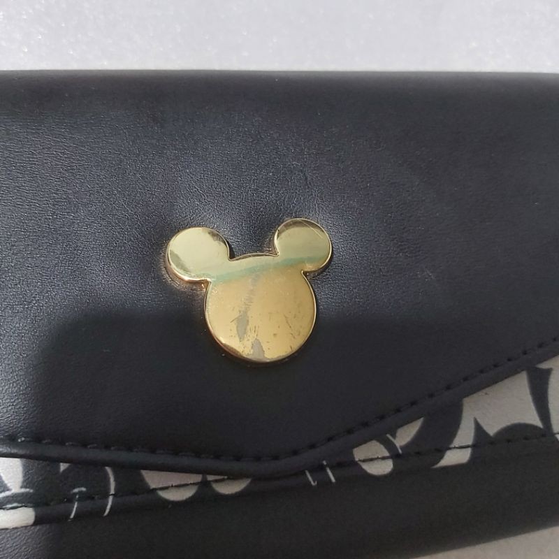 Ví Juno x Disney Mickey 2 nắp da chính hãng