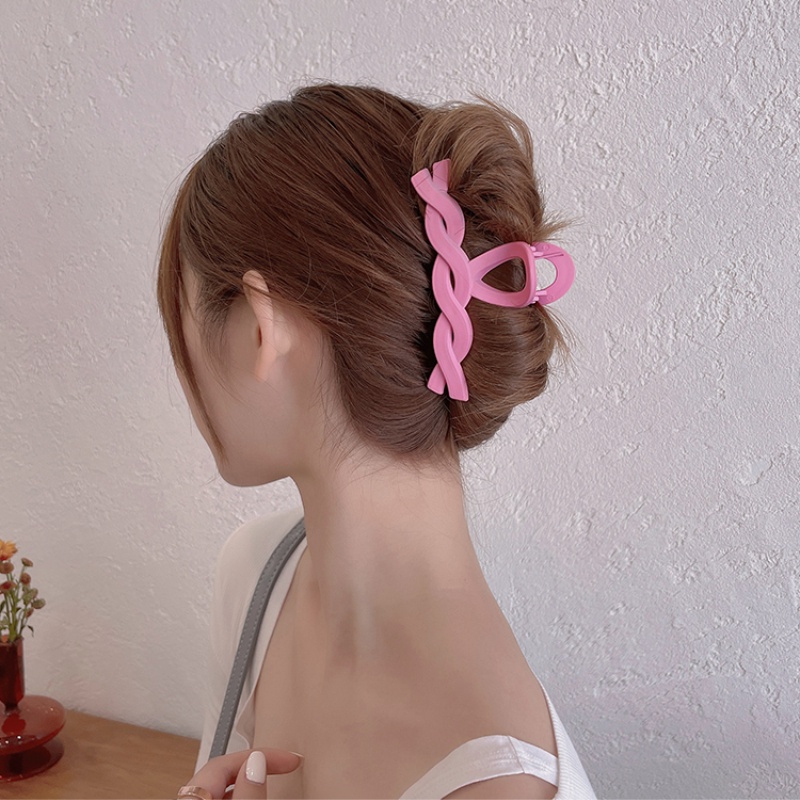 Kẹp tóc cỡ lớn bằng nhựa acrylic xinh xắn dành cho nữ