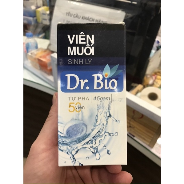 Viên Muối Sinh Lý Dr.BIO Dùng làm nước xúc miệng hàng ngày tiện lợi và dễ sử dụng