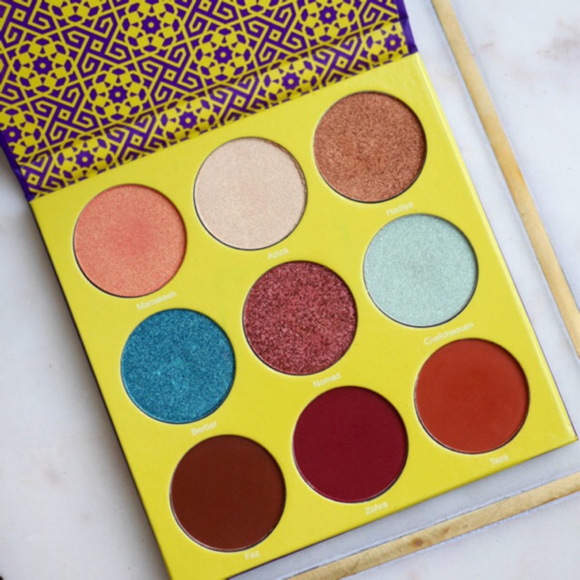 (Thanh lý bị mẻ nhẹ 1 ô) Bảng phấn mắt Juvia’s place juvias place saharan 2 eyeshadow palette