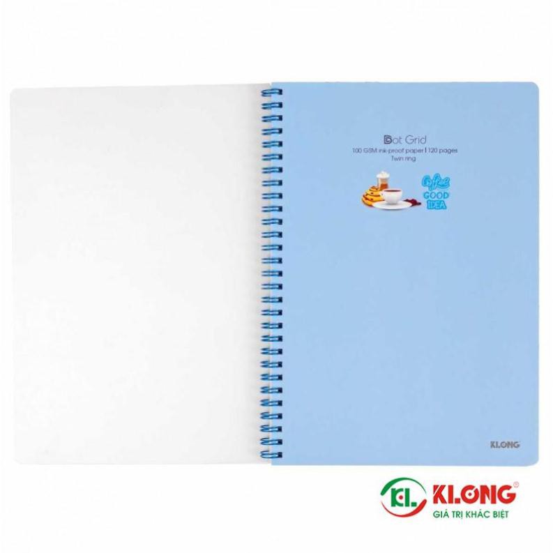 [Hàng mới]  Vở lò xo kép Dot Grid B5 - 120 trang; MS: 578