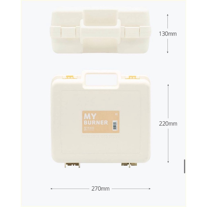 MYBURNER Cắm trại ngoài trời Bếp gas mini / Cắm trại ngoài trời Bếp nướng chảo chảo lửa