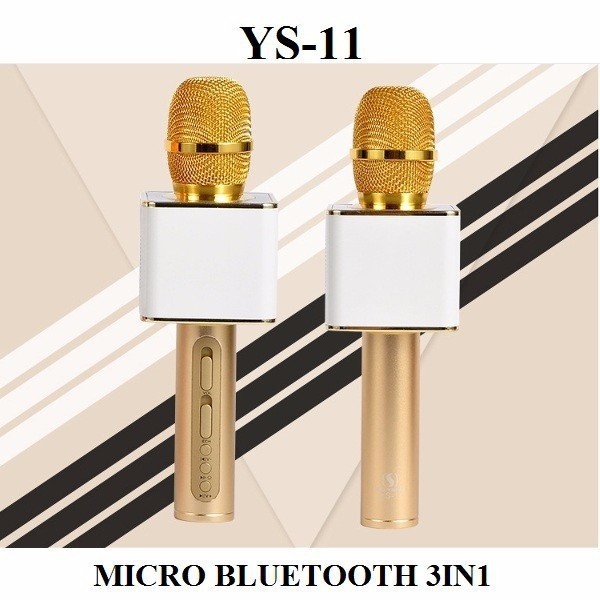 Micro karaoke YS11 3 in 1 - BH 3 tháng | YS-11 | YS 11 | Micro karaoke bluetooth YS11 shopee. vn|mochi04