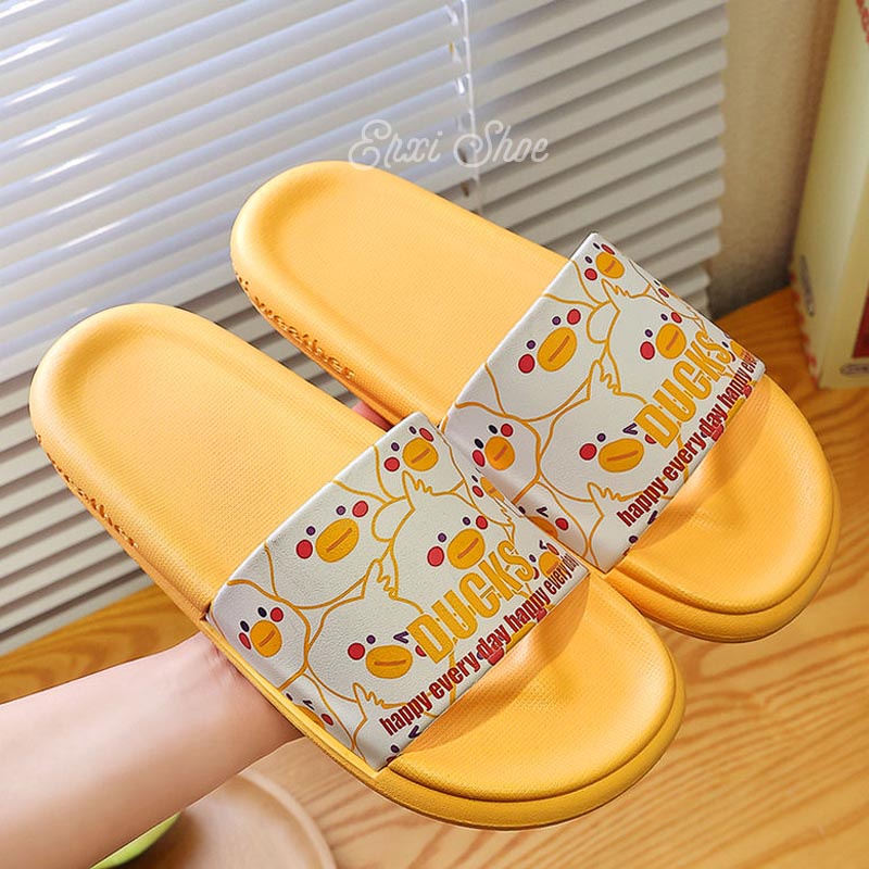 Oeggeo Dép Xỏ Ngón Đế Mềm Họa Tiết Hoạt Hình Cho Nam Và Nữ