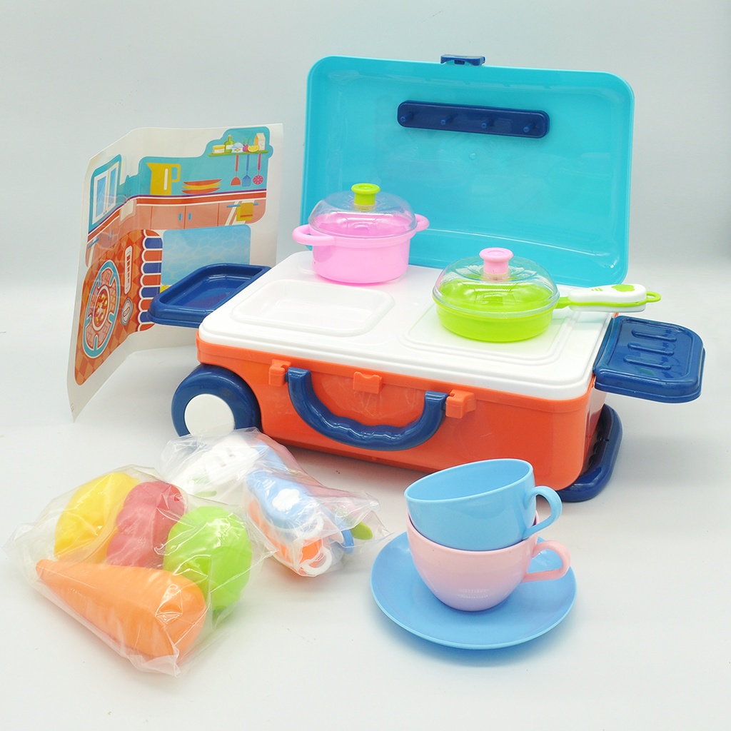 Bộ Đồ Chơi Hộp Kéo - Nhà Bếp (23 Chi Tiết), DK 81110 Duka