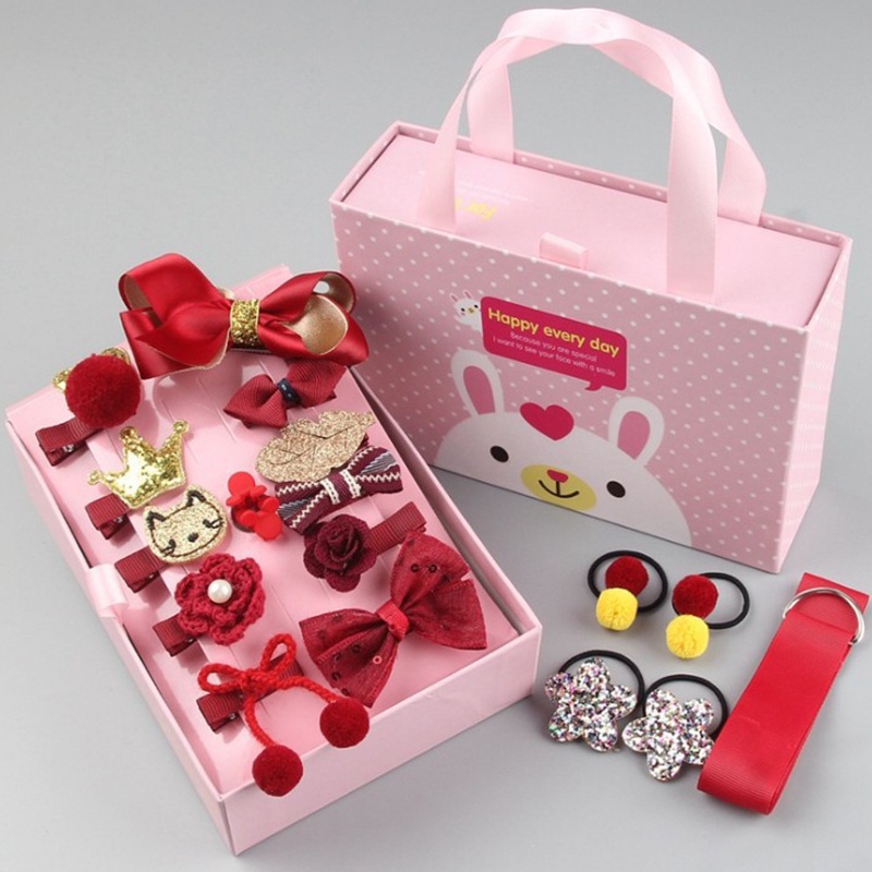 Kẹp Tóc Tai Thỏ Màu Hồng Dễ Thương