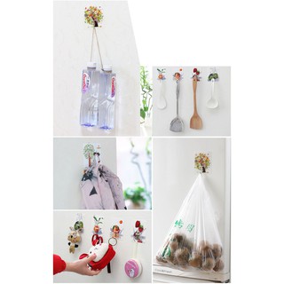 Combo 10 móc dán tường siêu dính hình kute