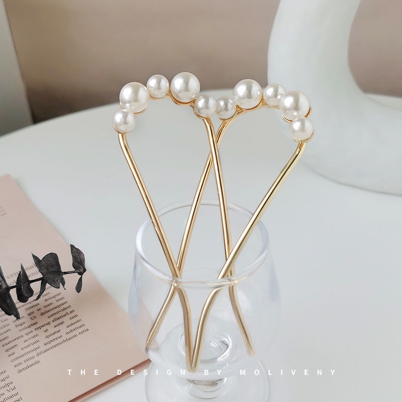 Kẹp tóc đính ngọc trai thời trang Hàn Quốc cho nữ